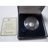 Hadrian Roman Silver Denarius Coin, certified by the London Mint Office, boxed.