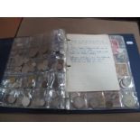 A Collection of Coins and Banknotes, presented in one album including United States of America One
