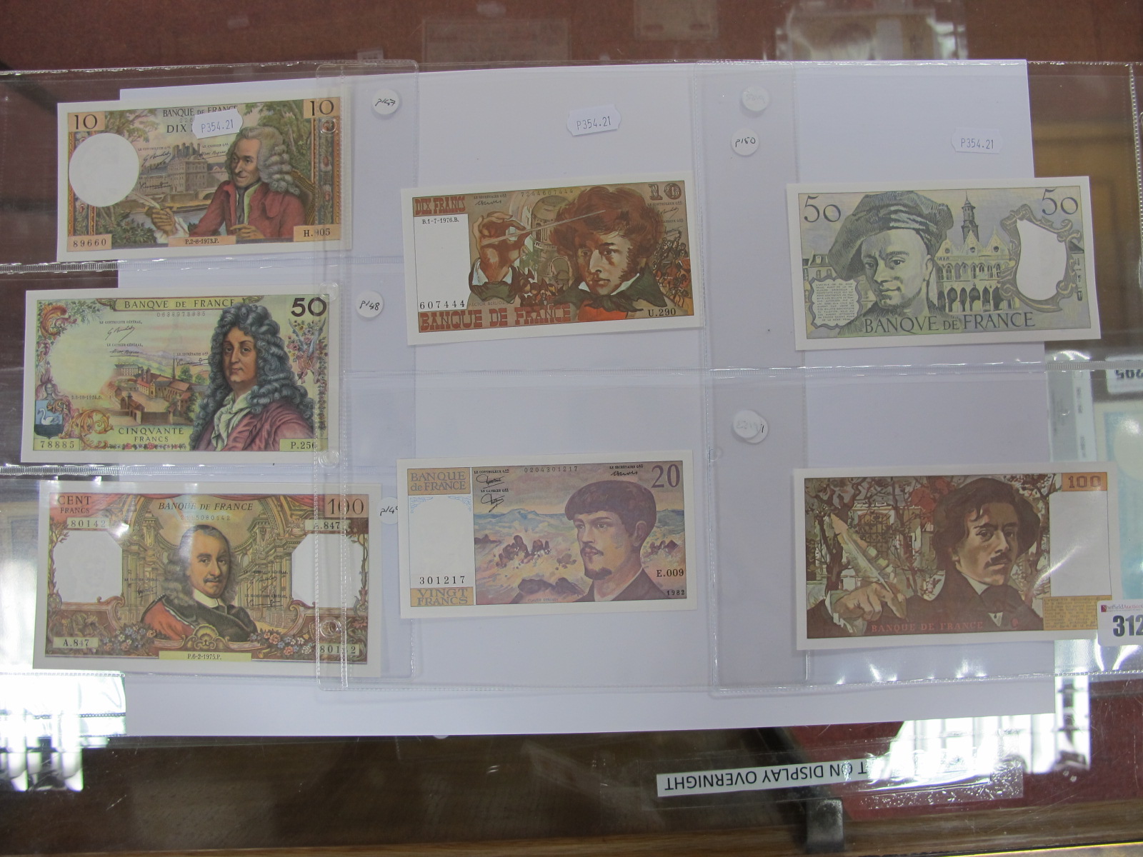 Seven Banque De France Banknotes, (1973-1982), comprising of ten Francs, H.905, 89660, 2=8=1973,