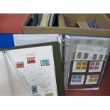 A Box Housing a British, Commonwealth and World Collection of Stamp and Covers, in albums and