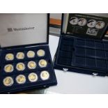 The British Army Official Commemorative Medallions Set, comprising of thirty six cupro-nickel