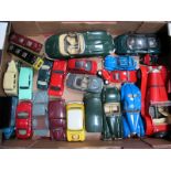 In Excess of Twenty Diecast Model Vehicles, by Burago, Solido, Kinsmart, Corgi, Saico and other,