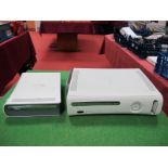 Microsoft XBox 360 Gaming Console and Official XBox 360 HD DVD Unit, untested.