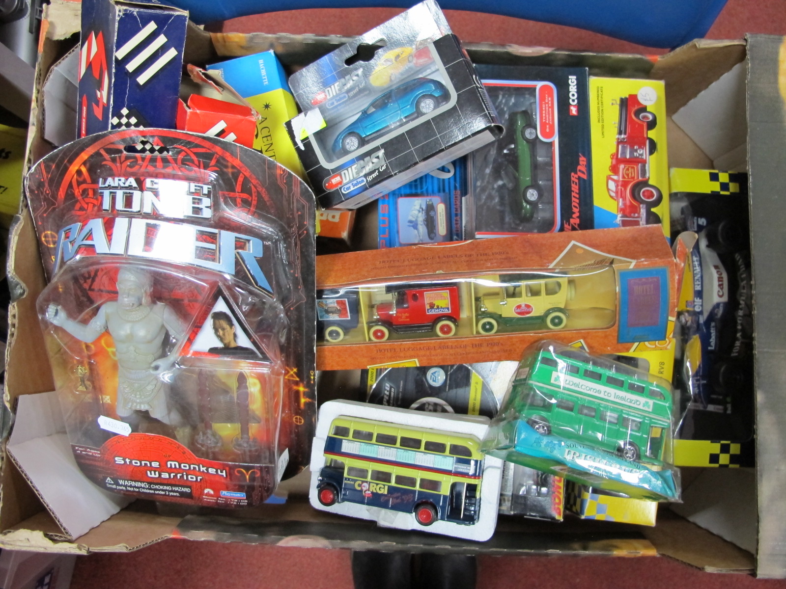 A Quantity of Diecast Model Vehicles, by Corgi, Maisto, Dickie, Lledo and other; together with a