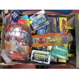 A Quantity of Diecast Model Vehicles, by Corgi, Maisto, Dickie, Lledo and other; together with a