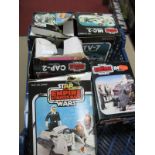 Five Original Star Wars Trilogy The Empire Strikes Back Plastic Toy Space Vehicles, (Mini Rigs) by