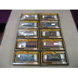 Ten Mainline ''OO'' Gauge/4mm Boxed Items of Rolling Stock; tank wagons (2), box vans, open wagons