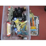 A Quantity of Predominately Modern Star Wars Themed Action Figures, Vehicles and Games, including