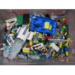 A Quantity of Loose Lego Components, aircraft pieces noted, playworn.