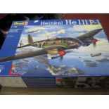 Revell 1:32nd Scale Plastic Model Kit #04696 Heinkel He III P-1, sealed box.