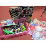 A Quantity of Transformers, Beast Wars Plastic Model Figures, Vehicles, Creatures; together with a