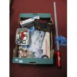 An Airfix Kit of a Westland Lysander/Diecast Toys, by Dinky and others, among other toys, all