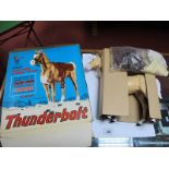 'Thunderbolt' Action Figure Horse, by Marx, suitable for Johnny West or Chief Cherokee, appears