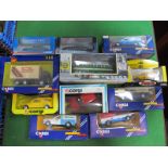 Eleven Diecast Model Vehicles, by Corgi, Vanguards including #VA 06309 Morris Marina 1300 Super