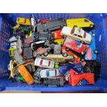 A Quantity of Diecast Vehicles, by Corgi, Matchbox and others, all Jaguar or Ford Transit bases,