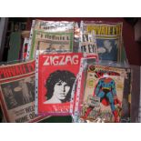 A Quantity of Mainly 1970's Comics and Publications, to include Marvel The Invincible Iron Man, Dr