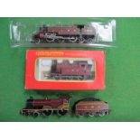 Three Hornby ''OO'' Gauge/4mm L.M.S Maroon Steam Locomotives, Ref No. R355 class 4P 4-4-0