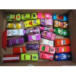 Twenty Five Matchbox Superfast 1:75 Diecast Model Vehicles, both narrow and wide wheel variants,