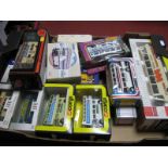 Sixteen Diecast Model Buses, by EFE, Corgi, Joal, Matchbox and other including Joal Volvo Wallace