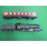 A Hornby Dublo 3 Rail Castle Class 4-6-0 Steam Locomotive and Six Wheel Tender, BR green "Bristol