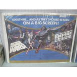 Star Wars Quad Poster 'The Empire Strikes Back', 1979, printed by Berry of Bradford, 76 x 101.5cm,