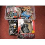 A Quantity of Predominately Plastic Model Toy Figures, including soldiers, super heroes, knights,