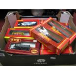 Eleven Items "OO"Gauge/4mm Boxed Rolling Stock, by Airfix, Bachmann and Hornby, tank wagon, box van,