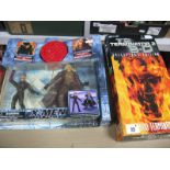 Terminator 2 3-D Action Figure by Kenner, (circa 1997), Marvel X-Men two figure set by Toy Biz,