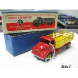 Dinky Toys No. 531 - Leyland Comet Lorry, red cab/yellow back, some signs of paint re: touching,