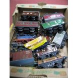 Twenty Three Items "O"Gauge/7mm Rolling Stock Pre and Post War, by Hornby etc, unboxed. Three No 1
