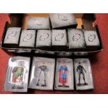 Twelve White Metal DC Comics Character Model Figures, all Pieceworks Editions, including Starman,