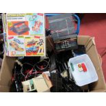 A Quantity of Slot Car Racing Accessories, by Scalextric, Tri-ang, including track, cars, #C452