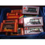 Twelve Items ''OO'' Gauge/4mm Boxed Rolling Stock; four LIMA tank wagons; a Airfix 20 ton guards