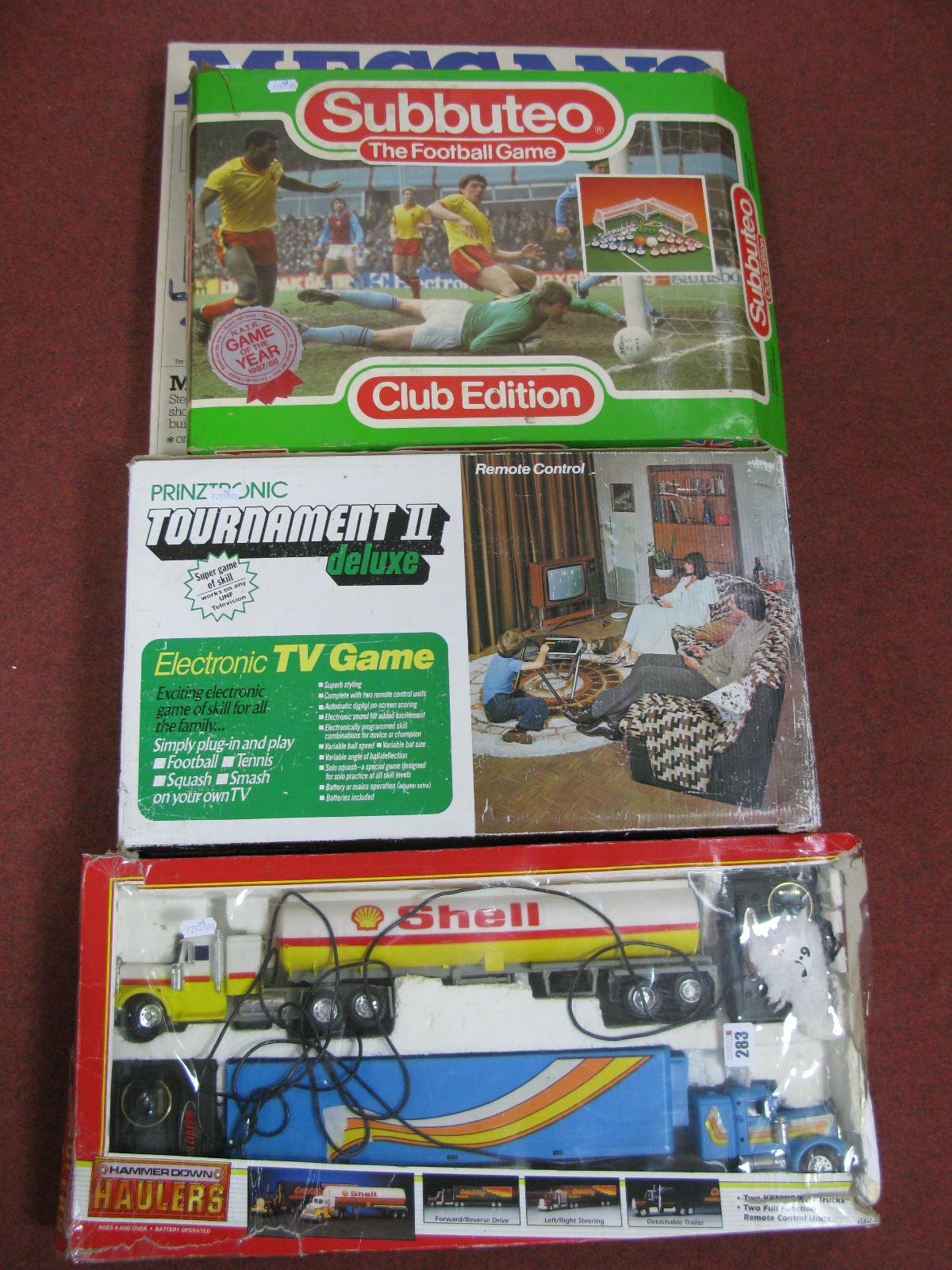 Meccano Motorised Set No. 4, Subbuteo Club Edition (circa late 1980's), Printronic Tournament II