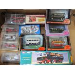 Six 1:76 Scale Boxed Diecast Buses, by E.F.E, Corgi and Atlas- a Corgi Ref 23101 ''Eddie Stobart''