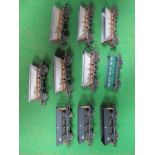 Ten Hornby "OO"Gauge/4mm Items of Unboxed Hoppers; three H.B.A No's 368301/2/3, three H.A.A No's