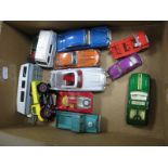 Twelve Diecast Model Vehicles, by Dinky, Matchbox, Corgi and other, including Dinky Rolls Royce