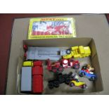Seven Diecast White Metal Model Vehicles, all repaints mainly by Dinky, Matchbox, including Dinky,