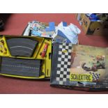 A Quantity of 1960's Scalextric, including a GP33 Set, with a Lotus and Ferrari, boxed. Made up