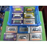 Twelve ''OO'' Gauge/4mm Dapol Boxed Items of Rolling Stock; open wagons (7), private owner box