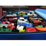 Forty Eight Playworn Diecast Model Vehicles, by Corgi, Maisto, Matchbox 'Superfast', Majorette and