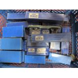Nineteen Hornby Dublo Three Rail Boxed (Blue Box) Items of Rolling Stock, tank wagons, box vans,
