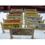 A Quantity of Mainly Hornby Post War 'O' Gauge Hoardings, both original and reproduction posters,