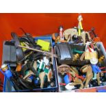 A Selection of Circa 1970's Playmobile Figures and Accessories.