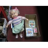 Cricket The Talking Doll by Playmates, with personalised chair, also including ten cricket