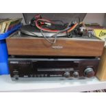 A Pioneer PL-12D Stereo Turntable, a Kenwood KRF-V5010 Surround Receiver (untested: sold for parts