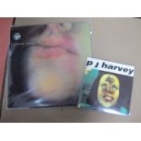 P.J. Harvey 'Dry', 1992 Limited Edition Numbered 3059, Pure D10; and 'Sheela-na-gig' 7" single