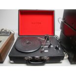 A Modern Cased Record Player by Alston, untested: sold for parts only.