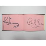 Autographs - A Good Collection of Signatures, to include Gene Pitney, Steve Harley, Marti Wilde,