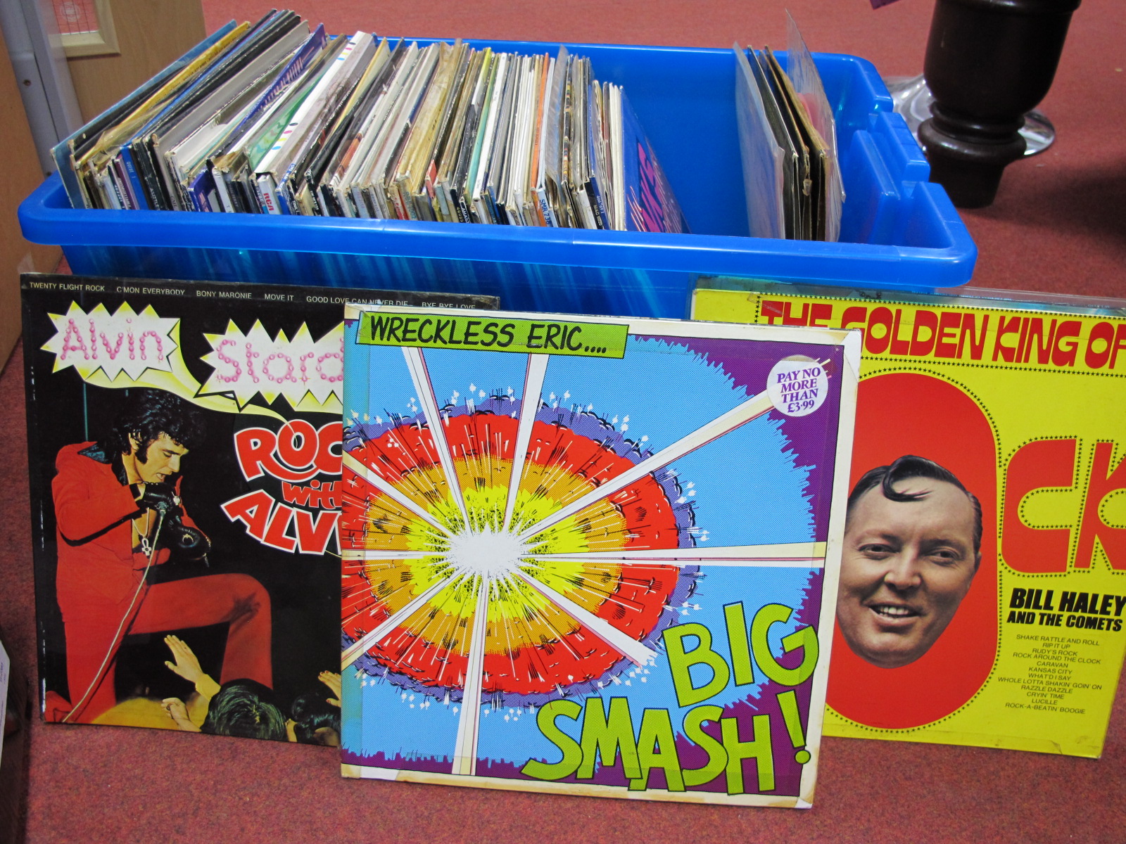 A Mixed Collection of L.P's many 1980's Pop Genre, including Status Quo, Tina Turner, Whitney